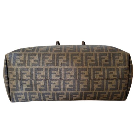 Fendi Zucca FF Tote Shoulder Bag Brown - Picture 7 of 16